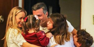 Leopoldo López llegó a Madrid