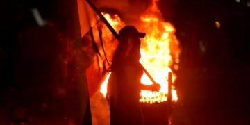 Protesta en Colombia