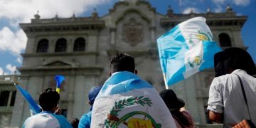 Francisco Sandoval y Alejandro Giammattei