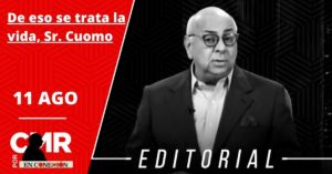 De eso se trata la vida, Sr. Cuomo