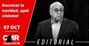 Decretar la navidad, ¡qué cinismo!