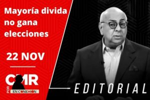 Mayoría divida no gana elecciones