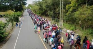 Caravana de migrantes y México