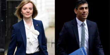 Rishi Sunak y Liz Truss