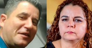 Iris Varela y Vicente Dieguez